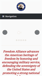 Mobile Screenshot of freedomalliance.org